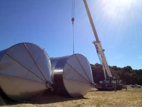 Moving Large Wine Tanks